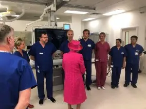 JRRA employee meets the Queen